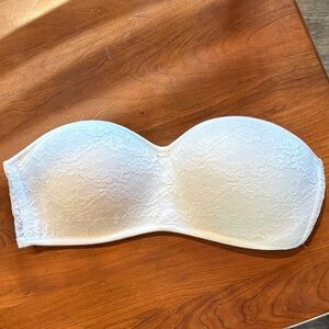 Victoria's Secret Lace Bandeau - White